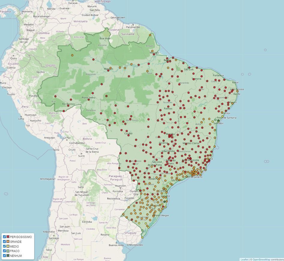 Crédito: Reprodução/Inmet