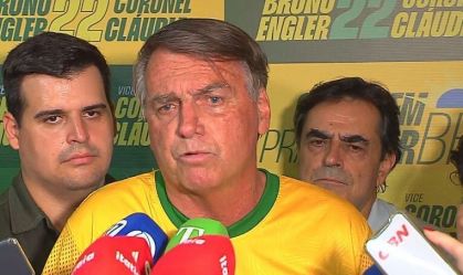 Para Bolsonaro "ainda é muito cedo" para entrar "massivamente" na campanha de Nunes