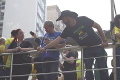 Zé Trovão participou do ato contra Moraes neste sábado (7)
