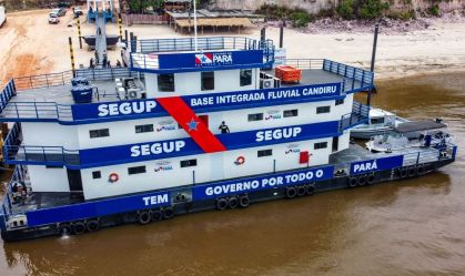 Base fluvial e lancha blindada vão ajudar a combater tráfico e biopirataria na Amazônia paraense