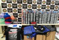Polícia apreende duas toneladas de produtos falsificados com a marca Rock in Rio