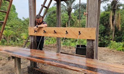 Amazonas instala purificadores de água para ribeirinhos em meio a risco de seca