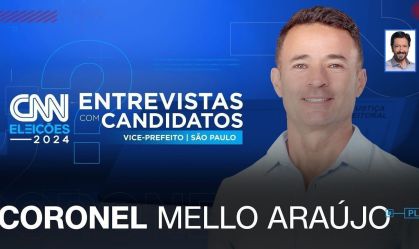 CNN recebe Mello Araújo nesta terça (24) em série de entrevistas com candidatos a vice de SP