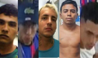 Polícia divulga imagens de suspeitos de praticar assaltos em Manaus