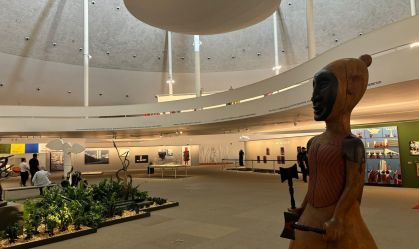 Imagens da inauguração da Exposição Brasília, a arte do Planalto, no Museu Nacional da República