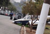 Avião de pequeno porte cai em Bragança Paulista; veja imagens