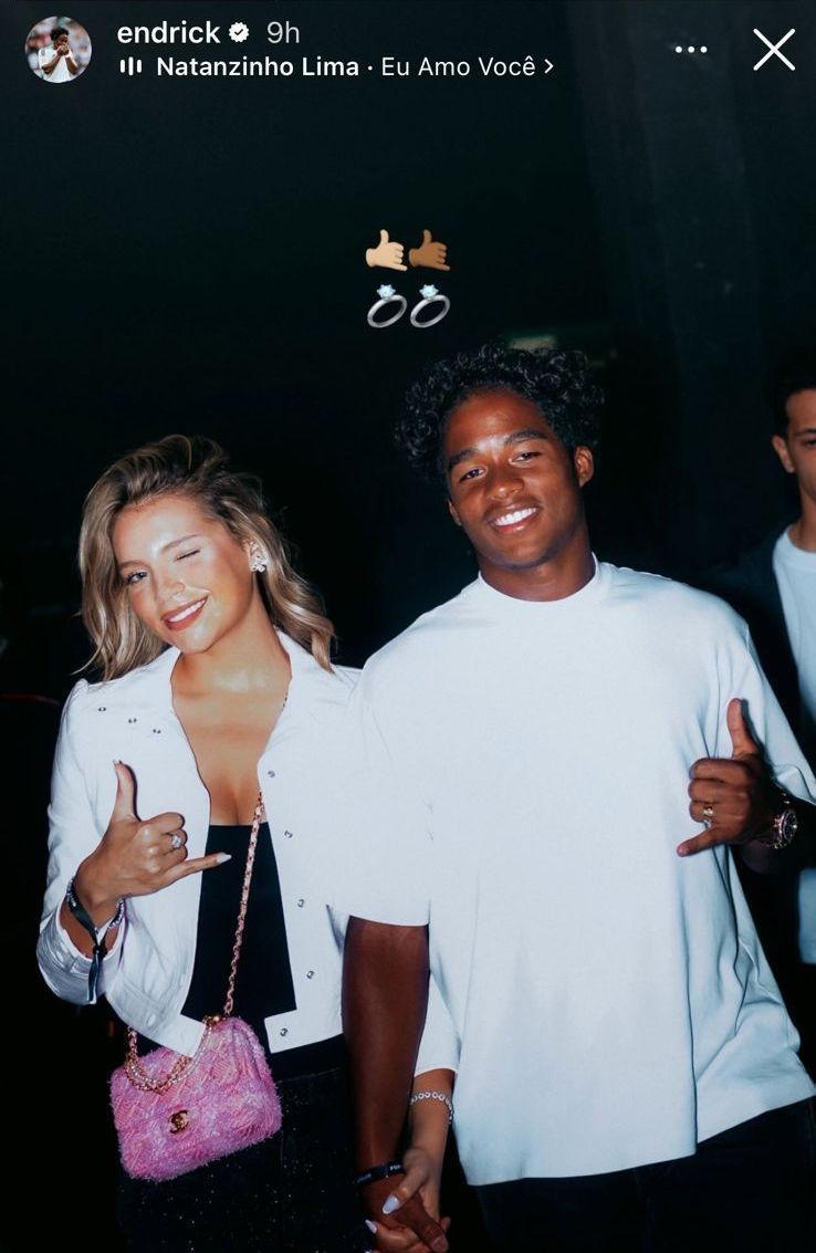 Jogador do Real Madrid se casou om modelo de 21 anos • Foto: Reprodução / Instagram