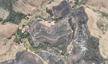 Dupla é multada em mais de R$ 330 mil por causar grande incêndio em MG