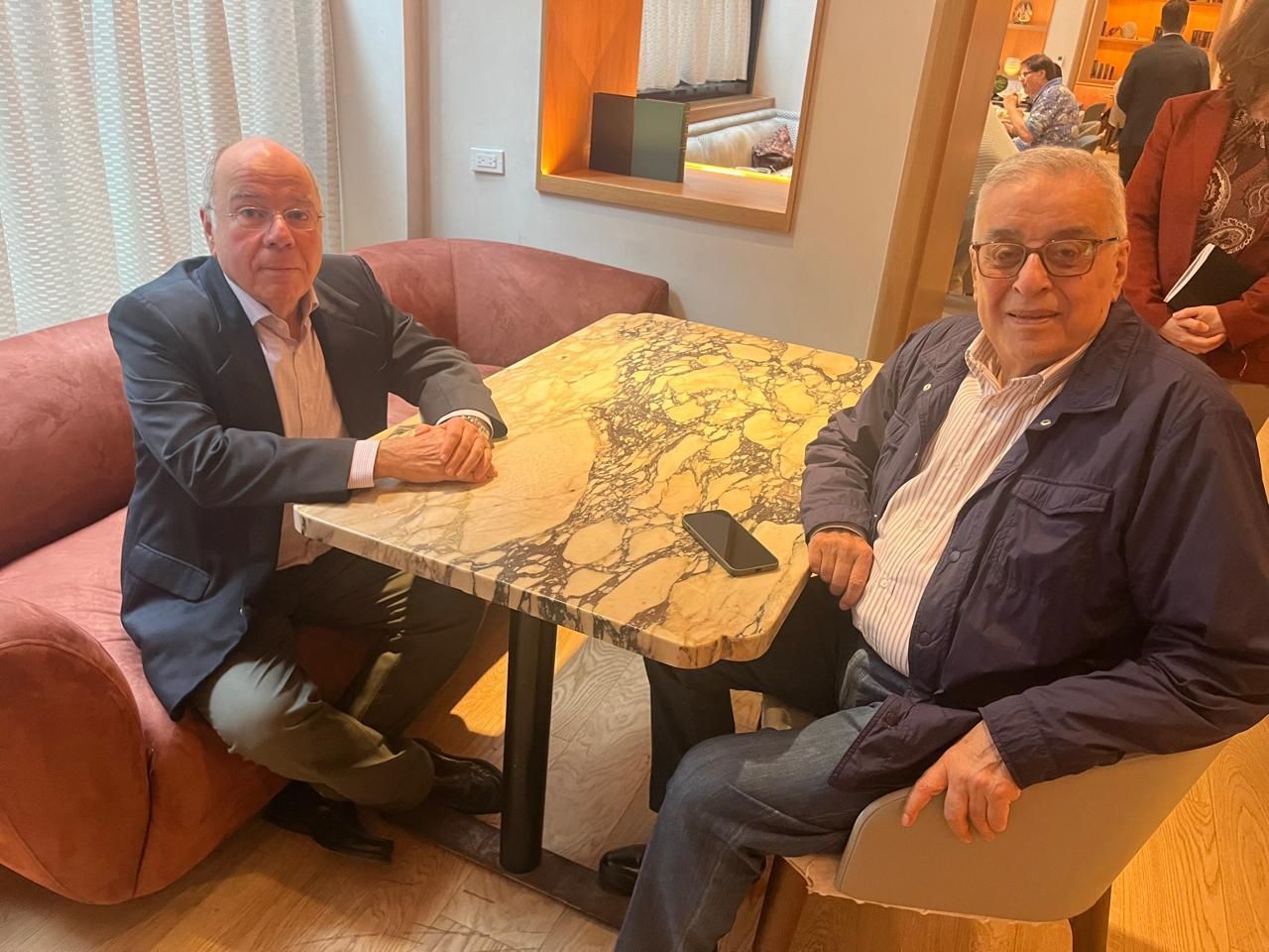 Mauro Vieira e Abdallah Rashid Bou Habib