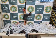Polícia apreende "superfuzil" adulterado com maior poder de tiro no RJ