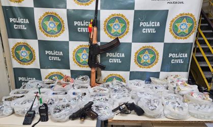 Polícia apreende "superfuzil" adulterado com maior poder de tiro no RJ
