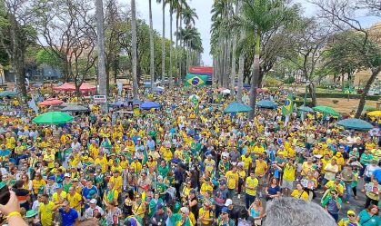 Ato contra Moraes e Pacheco em BH