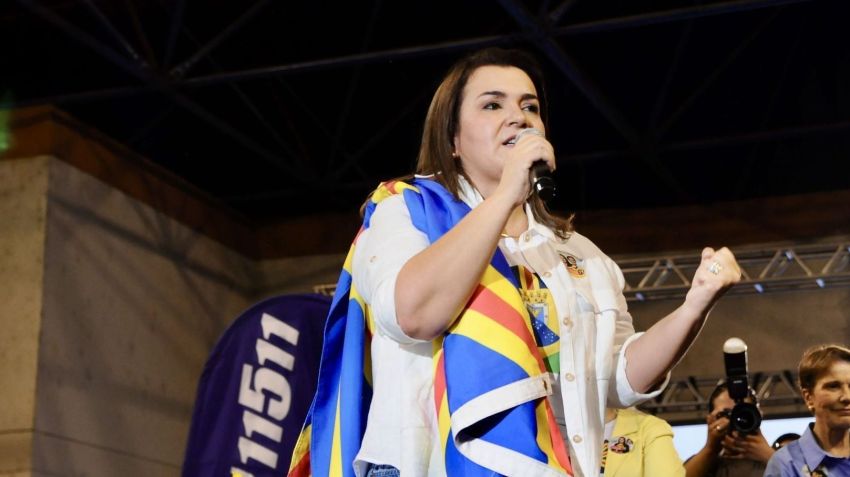 Adriane Lopes, prefeita reeleita de Campo Grande • Divulgação/Campanha Adriane Lopes