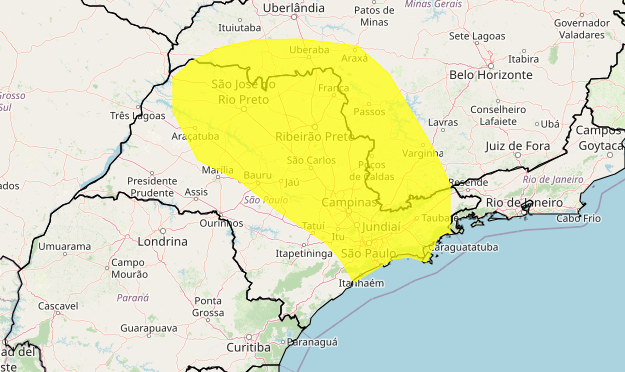 São Paulo pode ter tempestade na noite desta sexta-feira (20)
