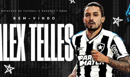 Alex Telles é anunciado pelo Botafogo