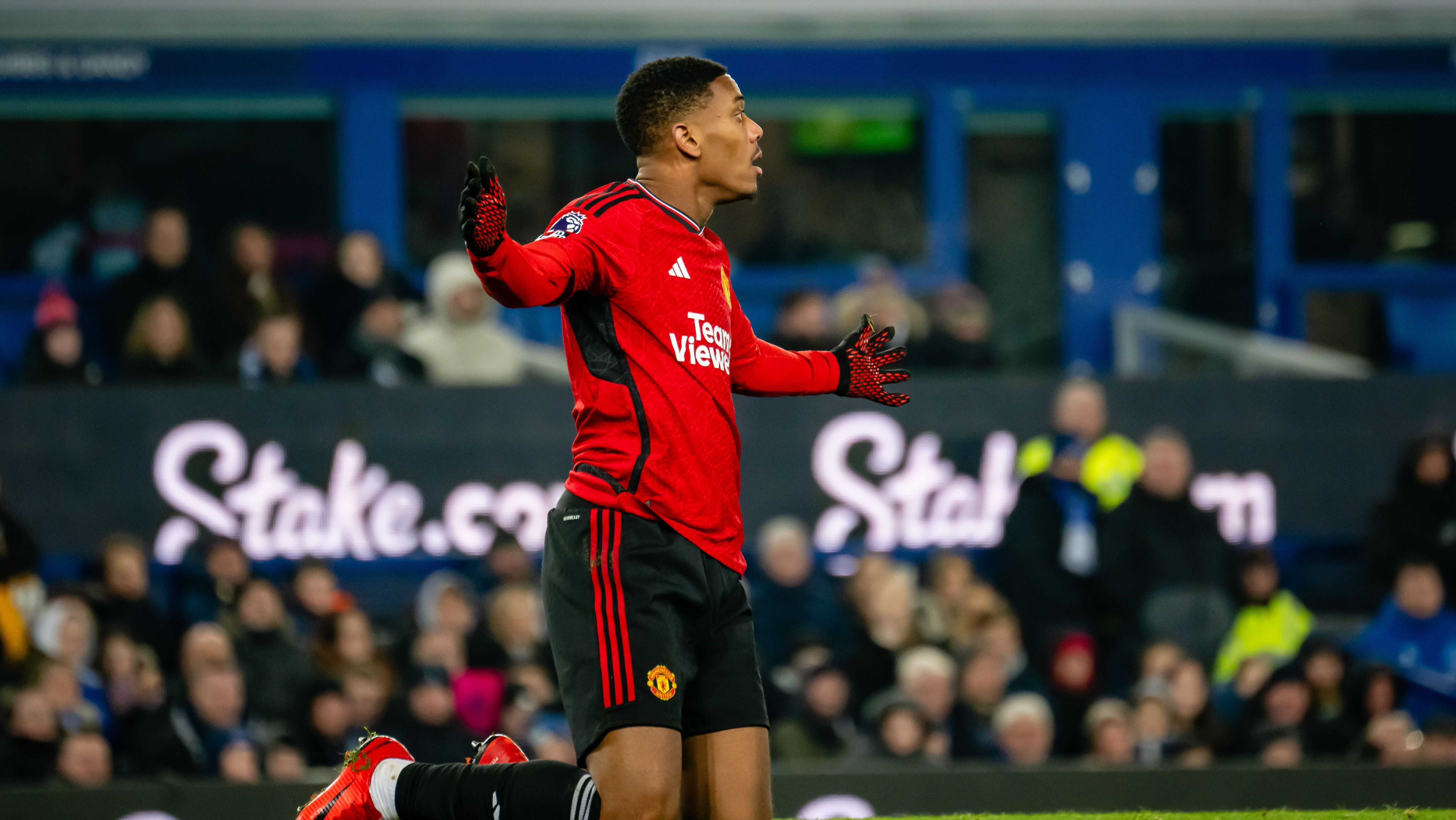 Anthony Martial pelo Manchester United