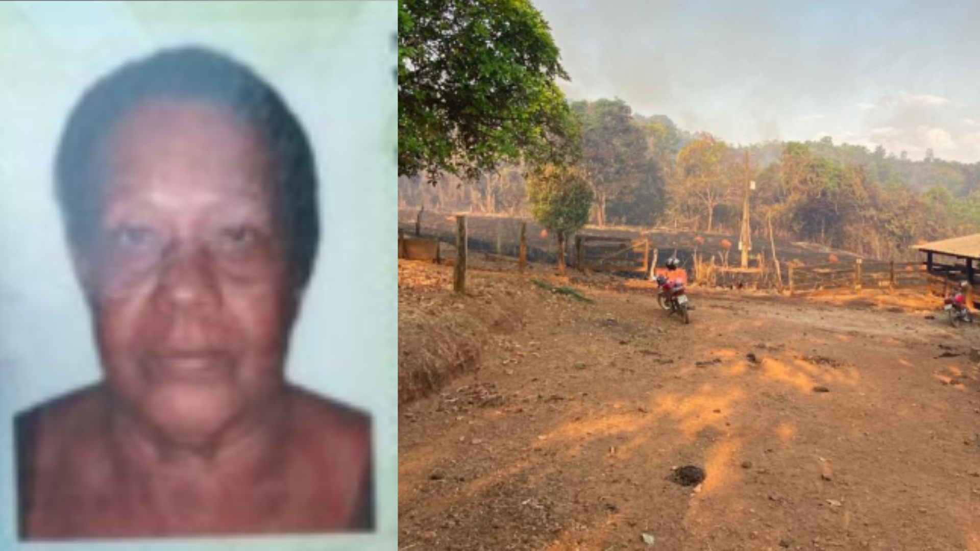 Fazendeira morre queimada ao tentar apagar incêndio em fazenda de Goiás; vídeo