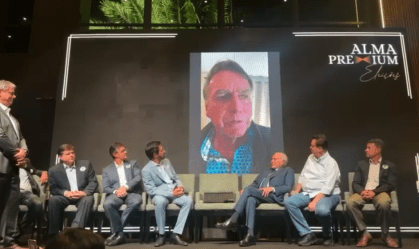 Imagem de destaque do post: Bolsonaro faz torcida para Nunes em vídeo e afirma: “Não queremos uma experiência nova”