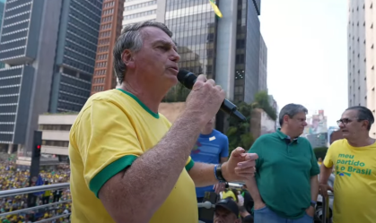 Bolsonaro critica Marçal por tentar subir em trio durante ato na Paulista