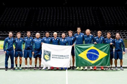 Time Brasil que estará em quadra na Copa Davis