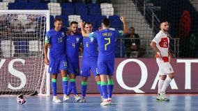 Seleção Brasileira venceu a Croácia na Copa do Mundo de Futsal