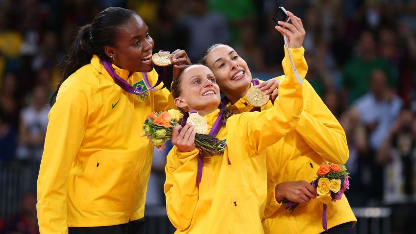 Fabi Claudino conquistou ouro na Olimpíada de Londres, em 2012 • Foto: Elsa/Getty Images