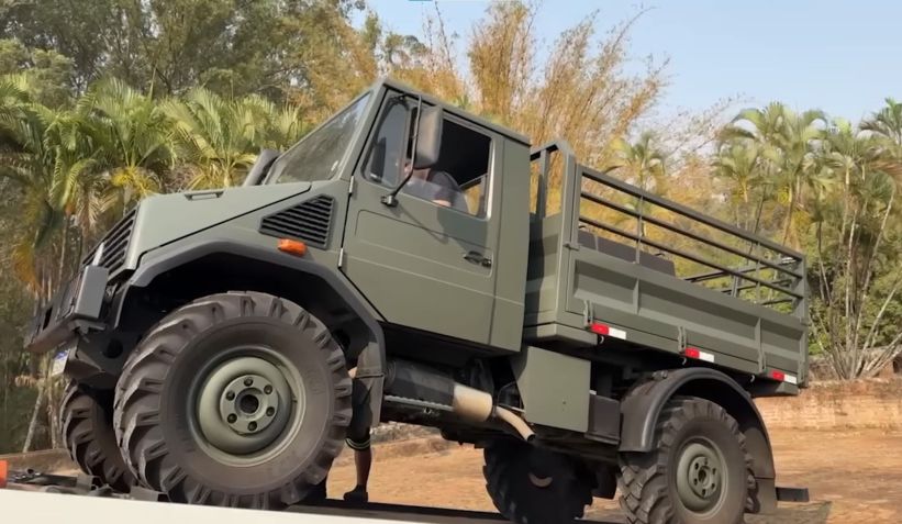 Caminhão Unimog da Mercedes Benz era um sonho de Edu Guedes • Youtube/Canal Edu Guedes