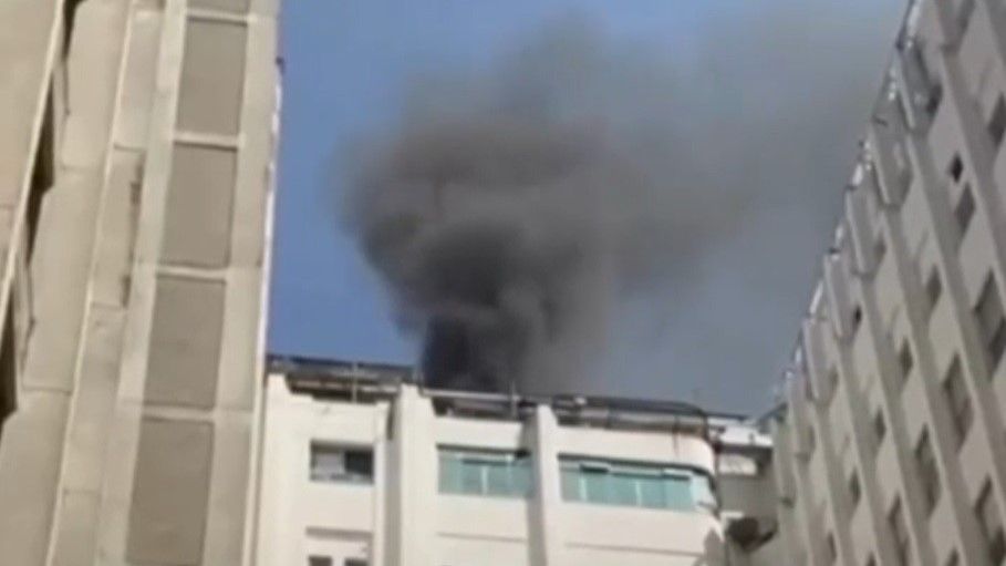 Incêndio atinge Hospital dos Servidores, no Centro do Rio