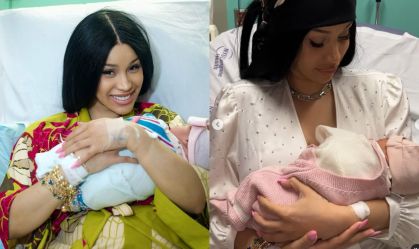 Cardi B anuncia nascimento de terceira filha; veja fotos