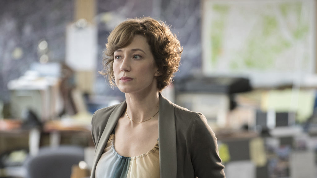 A atriz Carrie Coon na série "The Leftovers", da HBO