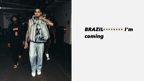 Chris Brown anuncia vinda ao Brasil