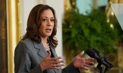 "Votamos porque amamos nosso país", diz Kamala Harris