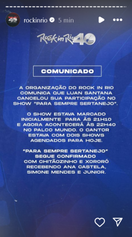 • Instagram/Rock in Rio
