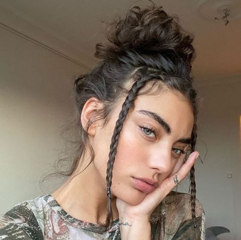Coque com mechas • Reprodução/Pinterest