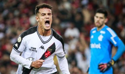 Philippe Coutinho empatou para o Vasco quase no fim da partida