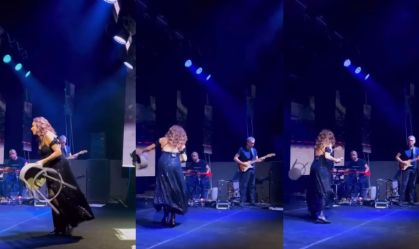 Daniela Mercury arremessa banco durante show e dá início a polêmica nas redes