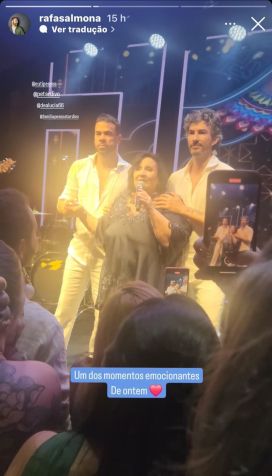 Déa Lúcia discursou em casamento de amigos gays • Instagram/Déa Lúcia