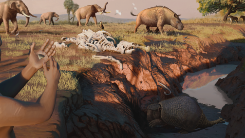 Preguiça-gigante viveu no Pleistoceno, período da história da Terra que durou entre 2,588 milhões e 11,7 mil anos