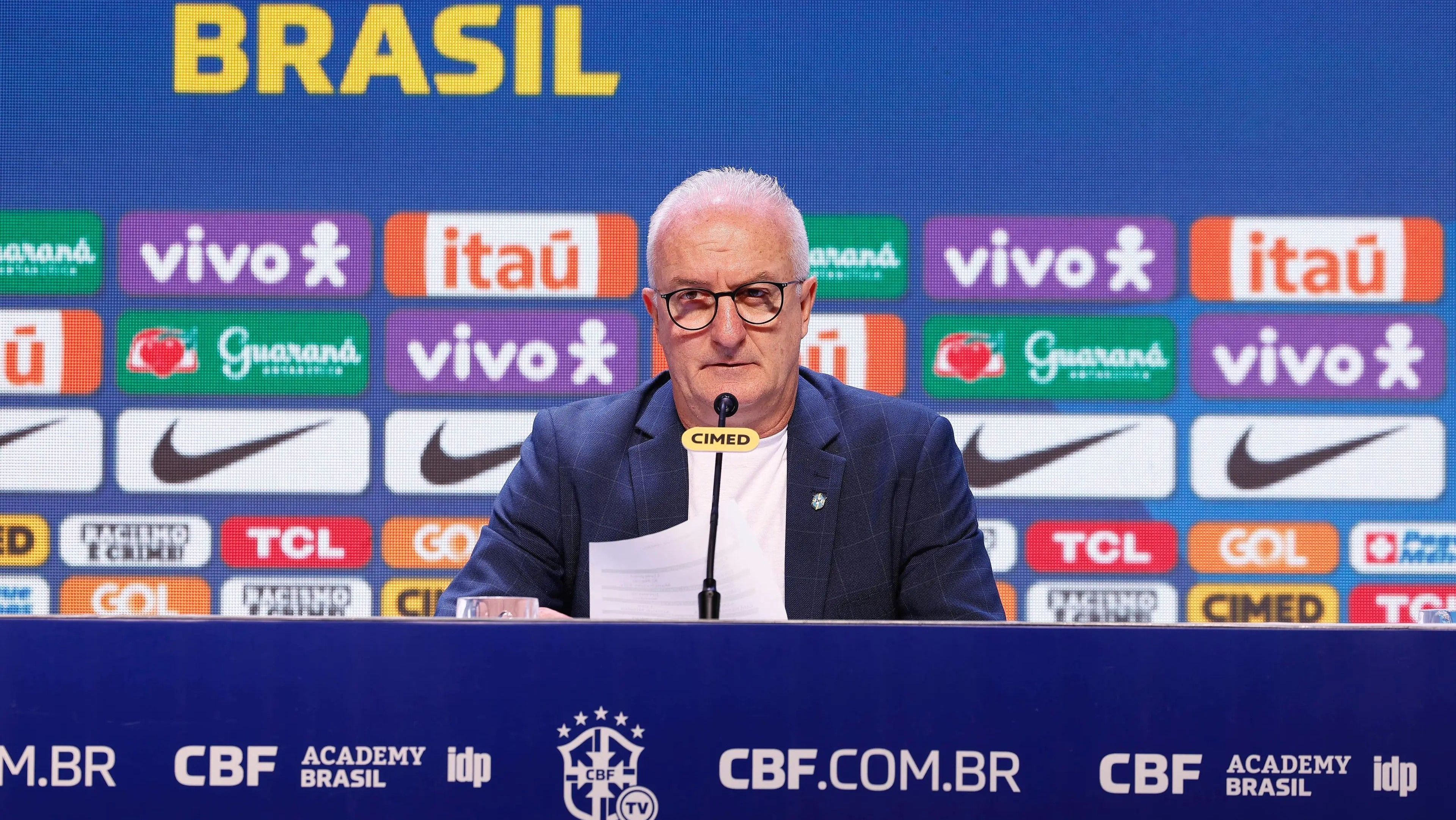 Dorival em convocação da Seleção Brasileira