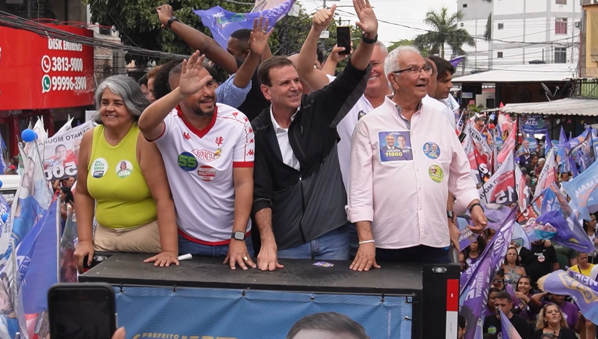O prefeito do Rio de Janeiro, Eduardo Paes (PSD) • Divulgação/Campanha Eduardo Paes