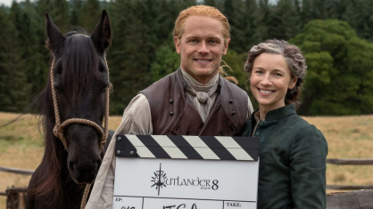 Bastidores do final das gravações da última temporada de "Outlander"
