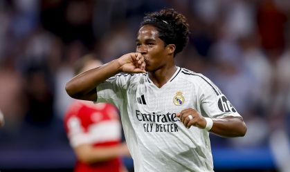 Endrick estreia na Champions com gol, e Real Madrid vence o Stuttgart em casa