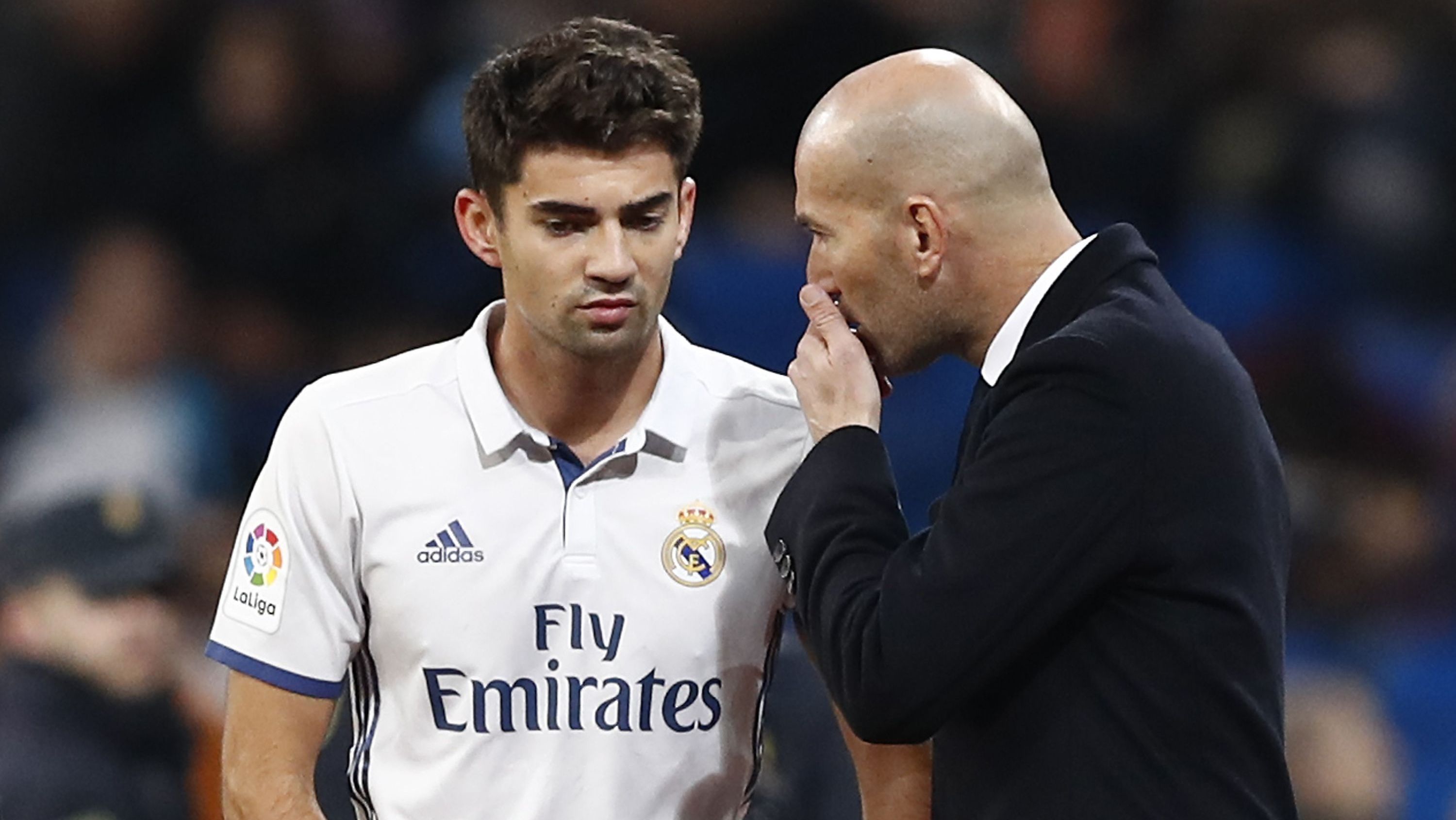 Enzo Zidane em partida do Real Madrid