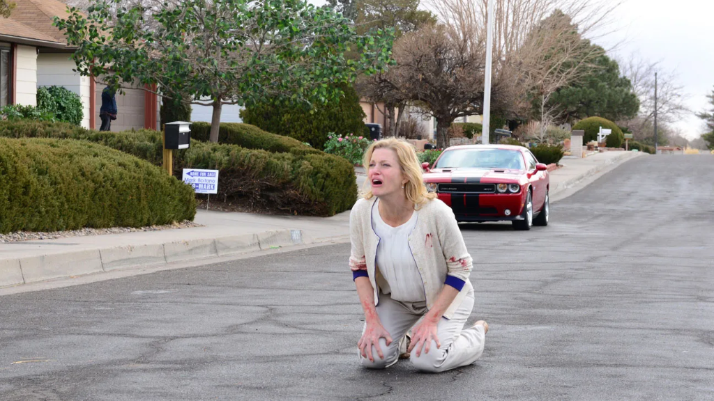 Anna Gunn como Skyler White no episódio "Ozymandias", da série "Breaking Bad"