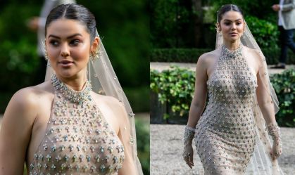 Ex-BBB Eslovênia desfila em evento da Semana de Moda de Paris; veja fotos
