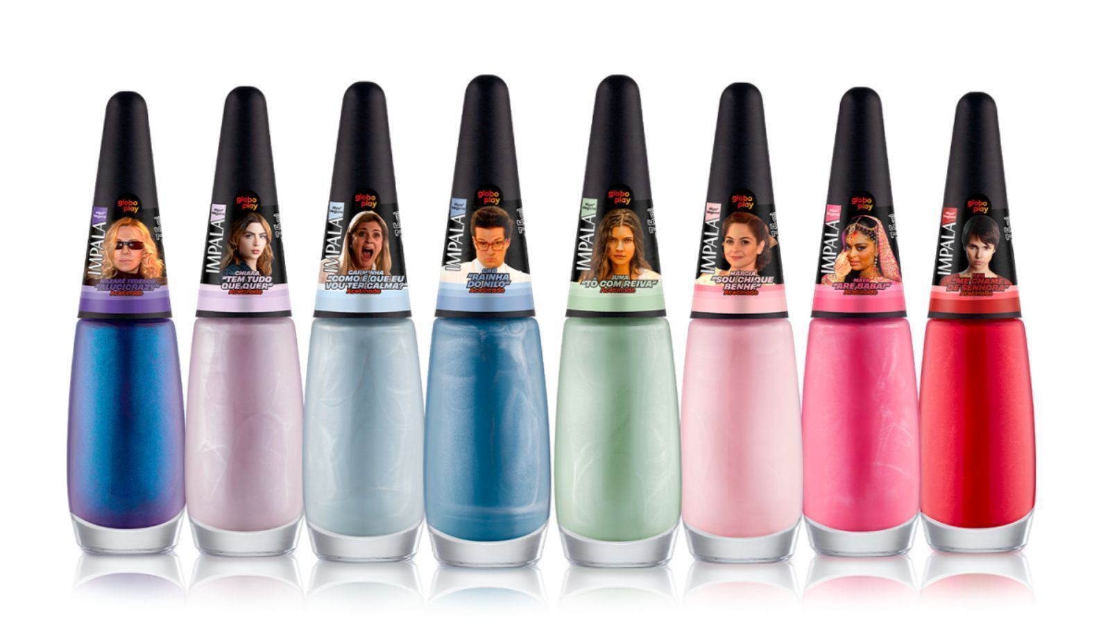 Impala e Globoplay lançam nova linha de esmaltes