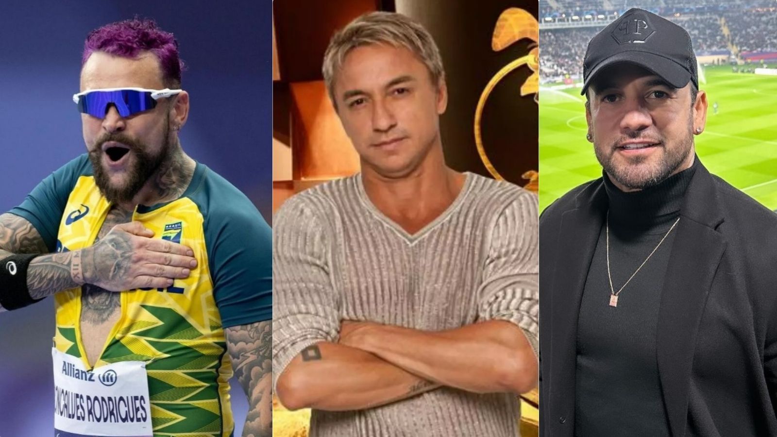 Vinicius Rodrigues, Paulo Nunes e Hadson Nery
