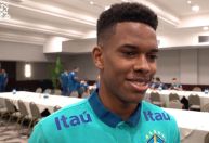 Estevão reconhece nervosismo na Seleção, mas garante: "Vou dar o meu máximo"