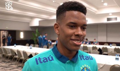 Estevão reconhece nervosismo na Seleção, mas garante: "Vou dar o meu máximo"