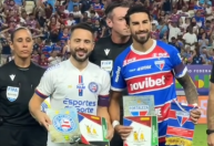 Por que Lucero e Everton Ribeiro trocaram figurinhas em Fortaleza x Bahia